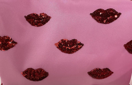 Cara Lips Pattern Cosmetic Pouch